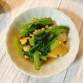 えりべえ's cooksnap of when they made 小松菜と厚揚げ豆腐のガーリック煮.