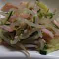 あかぷり's cooksnap of when they made 時短！もやし・きゅうり・ハムのナムル♪.
