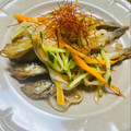 kinniko's cooksnap of when they made 揚げないシシャモの南蛮漬け.
