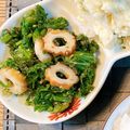 みにゃさら's cooksnap of when they made わさび菜のおひたし.