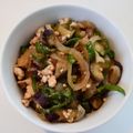 萬枚王の奥方's cooksnap of when they made 茄子・ピーマン・オクラの肉味噌炒め.