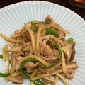 iwaneko's cooksnap of when they made オイスターソース不要の簡単☆青椒肉絲.