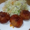 えりこ82☆'s cooksnap of when they made 簡単　子供が喜ぶ　卵なし煮込みハンバーグ.