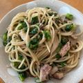 amanusa's cooksnap of when they made 大根の葉とツナの和風パスタ.
