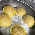 ＊ｎｏａ＊”'s cooksnap of when they made 忙しい朝でも。簡単抹茶蒸しパン♪.
