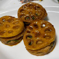 ゆっきん♪'s cooksnap of when they made 甘辛照り焼き♪れんこんはさみ焼き.