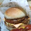 たか's cooksnap of when they made 再現 バンズから全て手作りのモスバーガー.