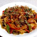 ☆★あんず姫★☆'s cooksnap of when they made パスタで焼きそば♪.