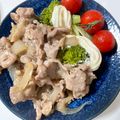 ponpocojp's cooksnap of when they made 玉ねぎも一緒に✿豚の生姜焼✿.