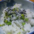 ちくわ君's cooksnap of when they made 豆のゆで汁で作るえんどう豆ご飯(3合分).
