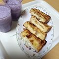 よちりん's cooksnap of when they made ❀メープルシロップチーズとーすと❀.