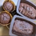 新のんたんまん's cooksnap of when they made ガトーショコラ風バナナパウンドケーキ.