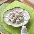 キンプリ's cooksnap of when they made コーングリッツ入り♡スノーボールクッキー.