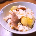 ＊料理修行中＊'s cooksnap of when they made 栗ときのこで秋の炊き込みご飯.