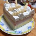 ポリシーチョコ's cooksnap of when they made 市販のアイスで簡単お手軽♪アイスケーキ☆.