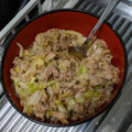 井上圭's cooksnap of when they made コク旨♡豚ひき肉とキャベツのごま味噌炒め.
