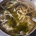 ディアンシー's cooksnap of when they made もやしたっぷりワカメスープ.