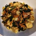 クックECV9QY☆'s cooksnap of when they made ◎豆腐＆ほうれん草　カレー風味炒め◎.