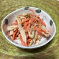 美和のキッチン's cooksnap of when they made ごぼうとにんじんのサラダ.