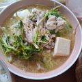 crr611's cooksnap of when they made 無限ごま油鍋 （豚・豆苗・もやし）.