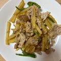ゆうともままっち's cooksnap of when they made 豚肉・じゃがいも・ピーマン・搾菜の炒め物.