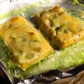 ちょるびんち's cooksnap of when they made 青いにんにく辣油で♪油揚げのチーズ焼き.