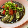 バウチャン's cooksnap of when they made さっぱりレンジ茄子～ごまポンがけ～.