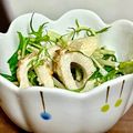 HKTYSM's cooksnap of when they made みず菜とちくわのごまマヨ和え.