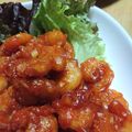 みなあゆママ's cooksnap of when they made 一番簡単★エビチリ.