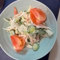 とらこ's cooksnap of when they made 151カニカマと新玉ねぎときゅうりサラダ.