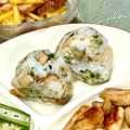 にきけん's cooksnap of when they made 簡単♡ちくわの磯辺揚げ風おにぎり♡.