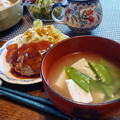 ひっこ's cooksnap of when they made 時短！味噌汁　豆腐と絹さや.