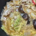らっきー！'s cooksnap of when they made 簡単◎豚こま切れでもつ鍋風一人鍋みそ味.