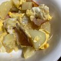 びびなかじん's cooksnap of when they made ハムとジャガイモの卵&チーズ炒め.