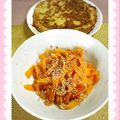 へい♡ゆー♡'s cooksnap of when they made お弁当に♬ヒラヒラ人参塩麹きんぴら.