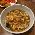 アオミドチ's cooksnap of when they made 卵とじうどん♪ふわとろ卵の作り方.