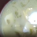 あかぷり's cooksnap of when they made セリとかき玉のお味噌汁.