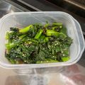 拓斗ここな's cooksnap of when they made ツルムラサキの塩昆布炒め.