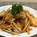 horseland's cooksnap of when they made 豚ロースともやしのキムチ炒め♫.