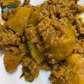 みるきぃ～2's cooksnap of when they made カボチャとひき肉の甘辛炒め.