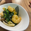 ぷぺこ's cooksnap of when they made エビとほうれん草の彩り炒め.
