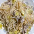♬のんのこ日和♬'s cooksnap of when they made ビーフン炒め/七尾市給食.