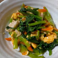 クックHIYL6I☆'s cooksnap of when they made 小松菜・豚こまの卵ふんわり炒め♪.