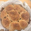 T's cooksnap of when they made とろーりチョコレートのちぎりパン.