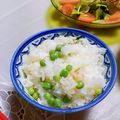 めみたん☆'s cooksnap of when they made さや付きえんどう豆で☆豆ご飯.