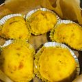 wAvE子's cooksnap of when they made かぼちゃ蒸しパン.