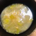 ｂｅｒｒｙ＋'s cooksnap of when they made たまご白菜のみそ汁.