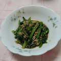 ﾁｲﾁｬﾝﾏﾏ's cooksnap of when they made 祖母の味＊ほうれん草のごま和え.