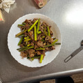 セブン克明's cooksnap of when they made 豚肉とニンニクの芽炒め おゆみ風.