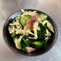 azbjbn's cooksnap of when they made きゅうりと生姜の塩もみ.